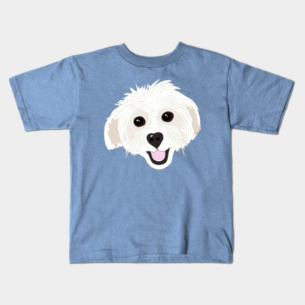 Archie the Dog Kids T-Shirt by Design Garden